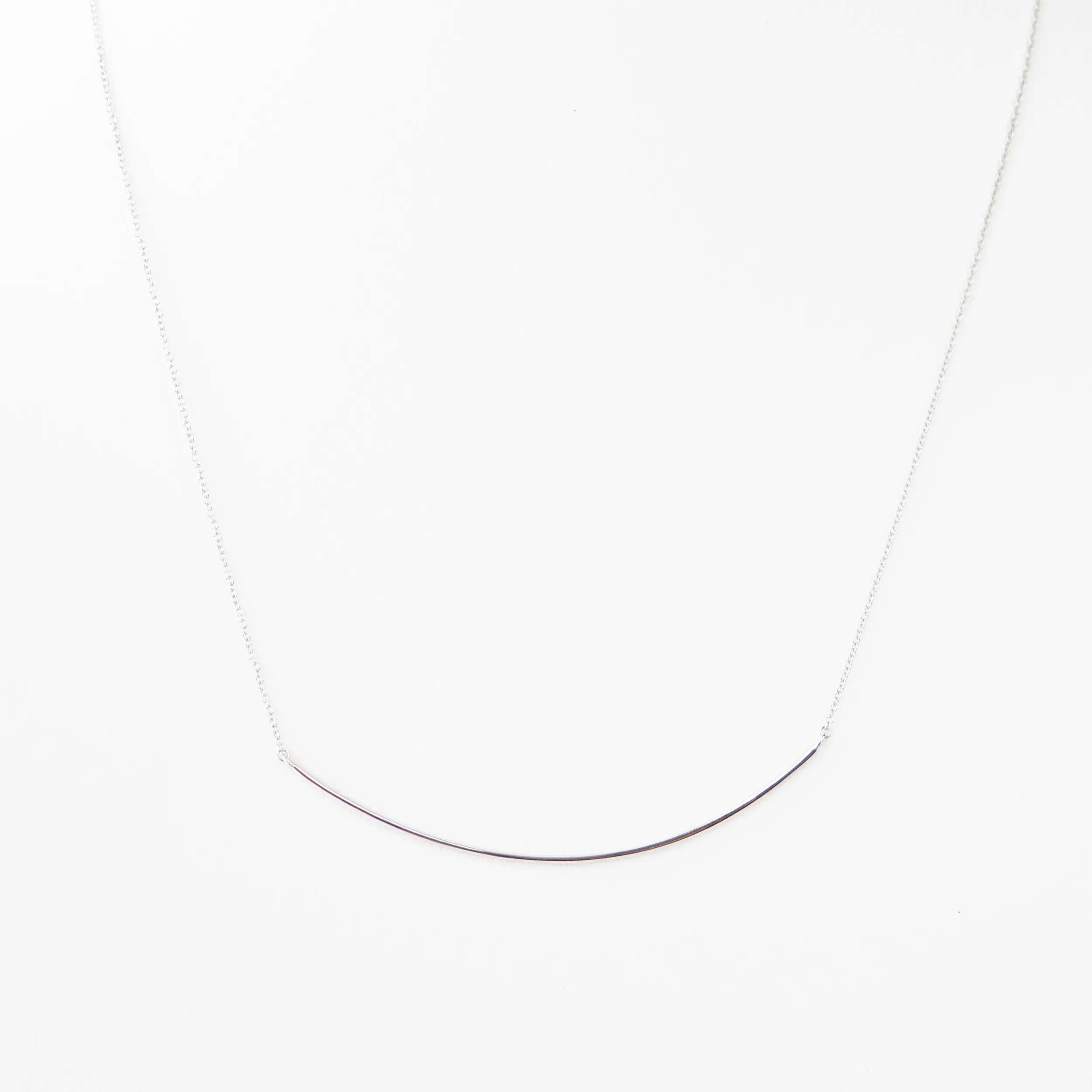 Willow Diamond Arc Necklace