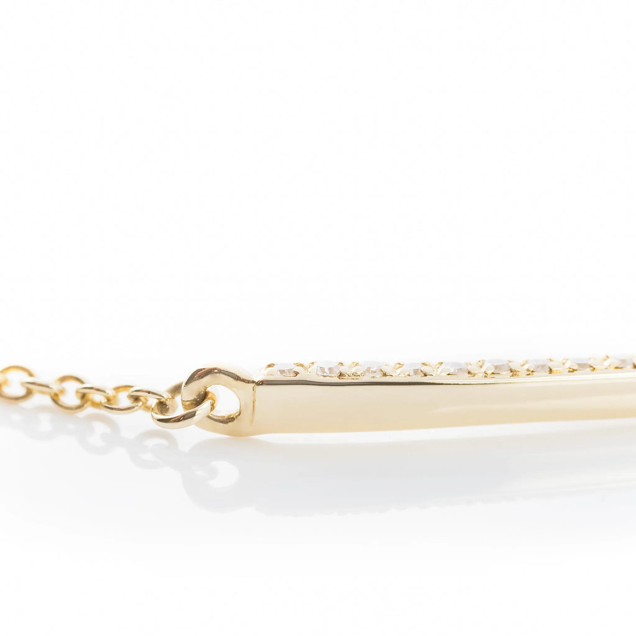 Willow Diamond Arc Necklace
