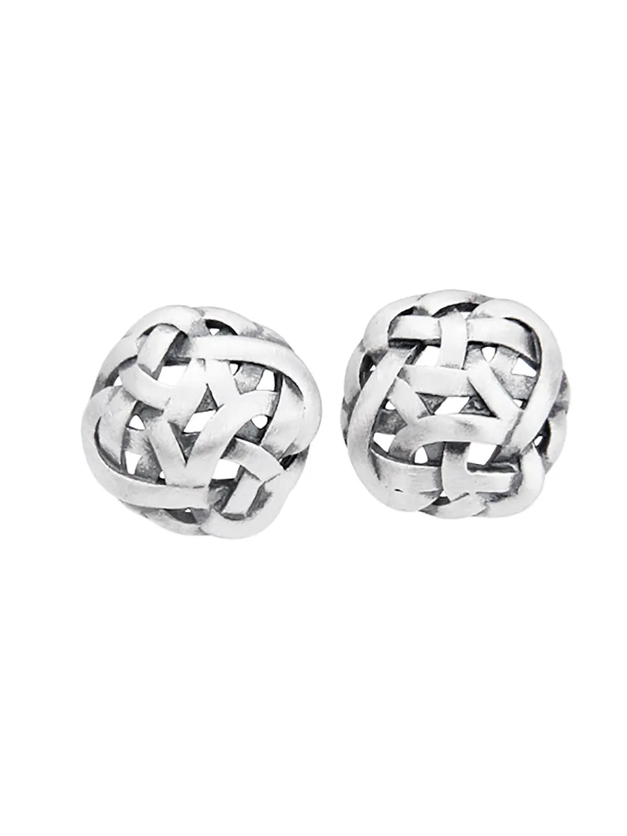 Women Vintage Geometric S925Sliver Ear Studs