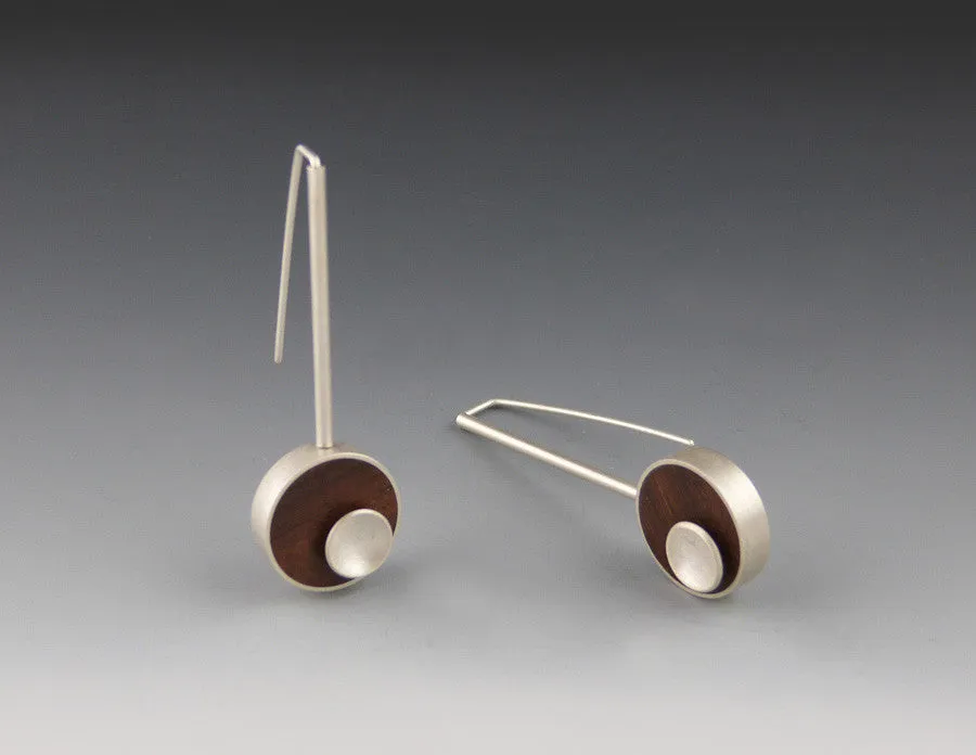 Wood Drop Earrings