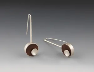Wood Drop Earrings