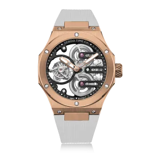 ZEROO T8 THE ORION FULL SKELETON TOURBILLONMANUAL TOURBILLON WATCH FOR GENTS - ZT008RBW
