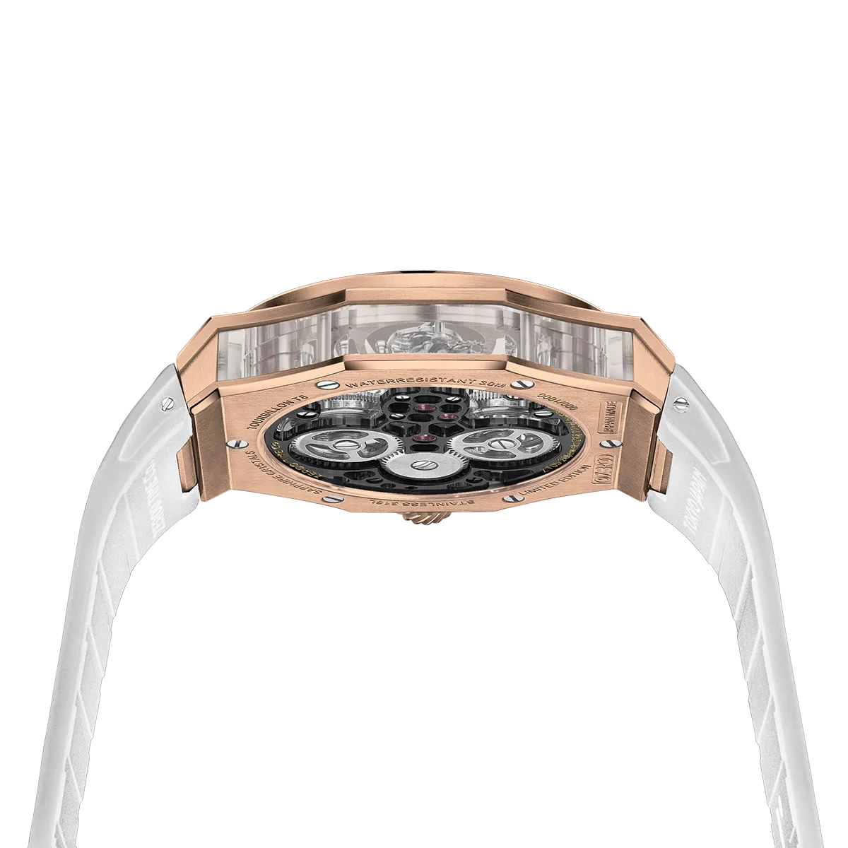 ZEROO T8 THE ORION FULL SKELETON TOURBILLONMANUAL TOURBILLON WATCH FOR GENTS - ZT008RBW